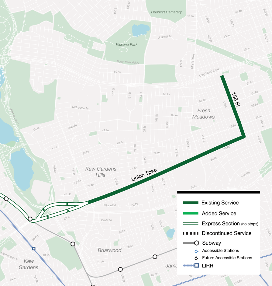 Queens Bus Network Redesign QM7 Express